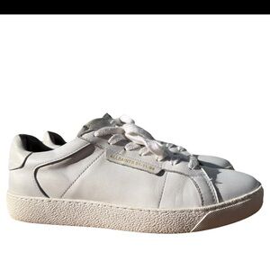 All Saints Klip White Leather Low Top Sneaker women’s US 9